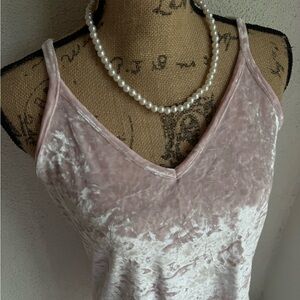 Forever 21 Pink Velvet Dress